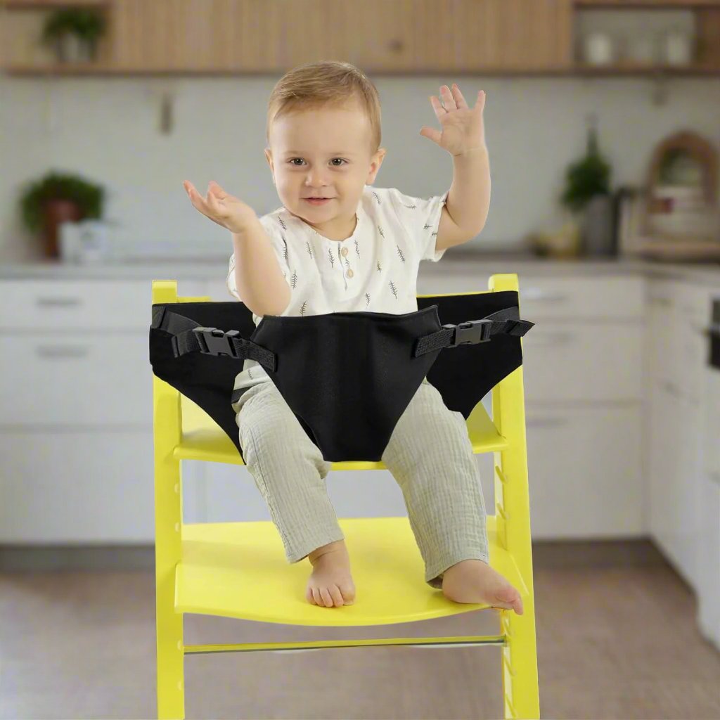 Harnais Chaise Haute - BabySecure™ - Noir