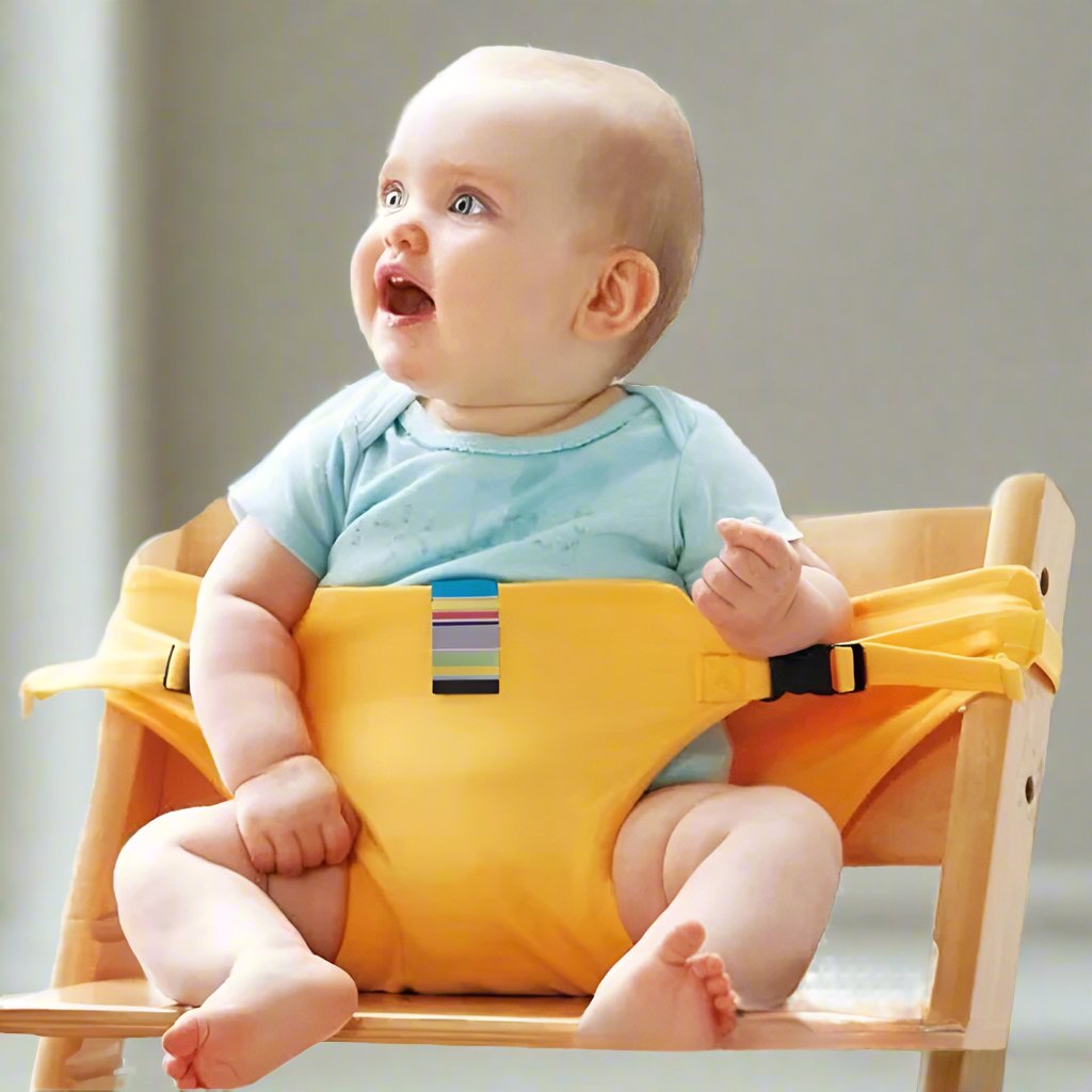 Harnais Chaise Haute - BabySecure™ - Jaune