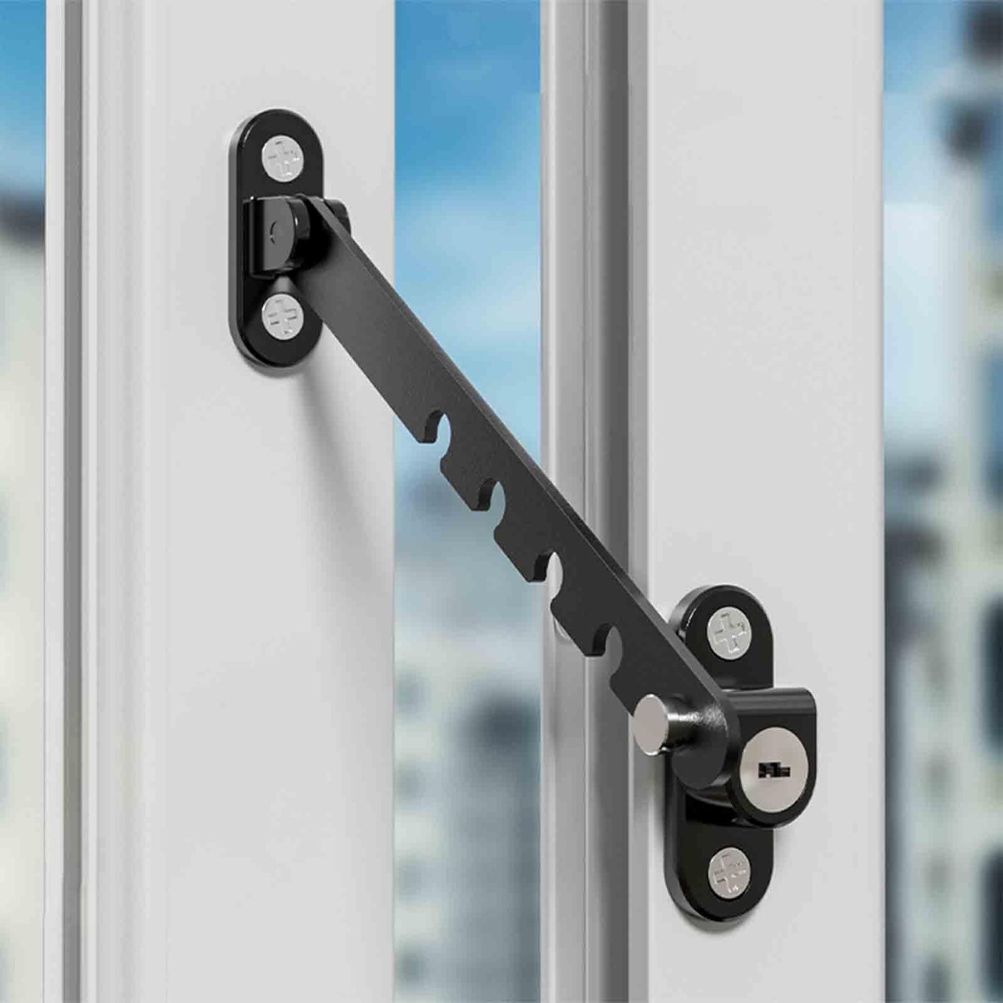 Bloque porte pour bébé - ChildSafetyLockStopper™ - Noir