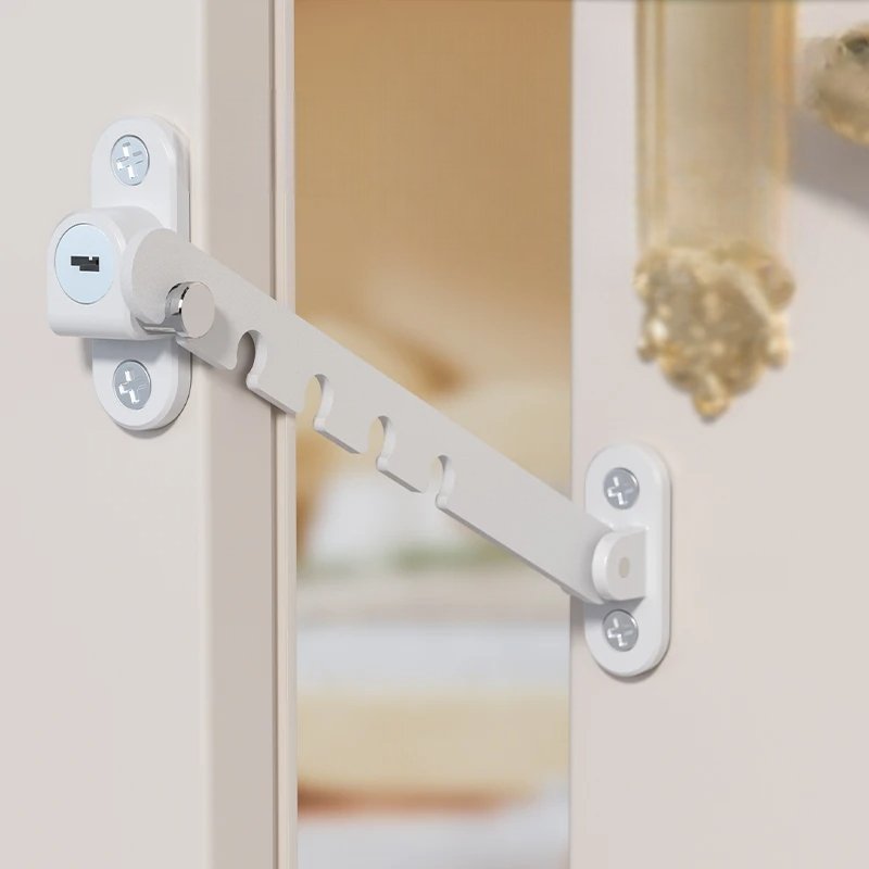 Bloque porte pour bébé - ChildSafetyLockStopper™ - Blanc