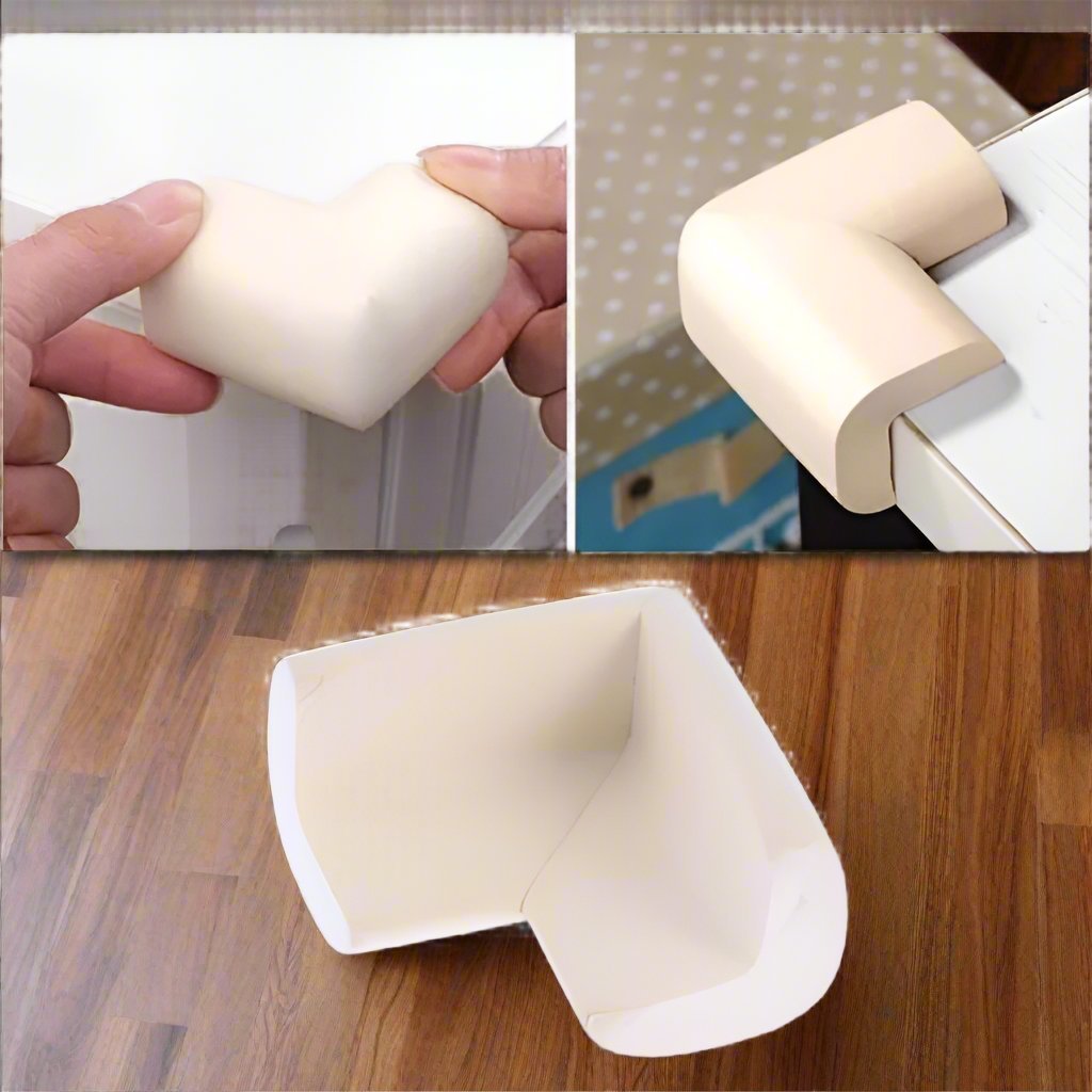 Protecteur de Coin de Table - BabySafetyCornerProtector™ - Blanc